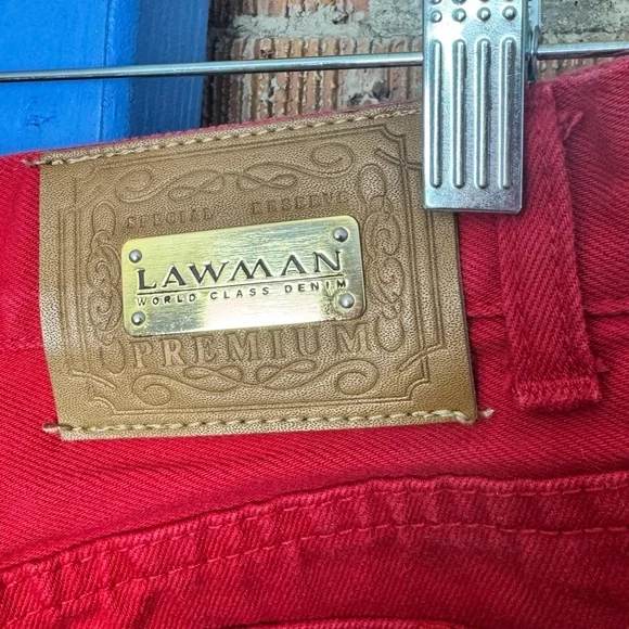 80s Vintage Lawman High Rise Jeans - Picture 4 of 7